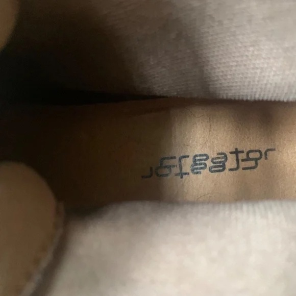 Creator Ankle Leather Booties Boho Chic Brown Lace Up Boots Shoes, Size 38 - Picture 7 of 9